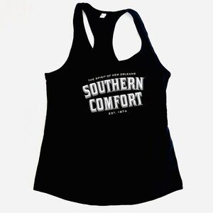 NEW! Women's Black southern Comfort Tank Top XL